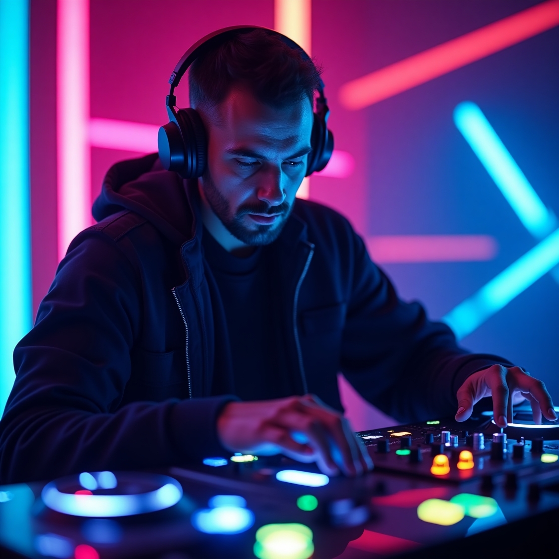 DJ en presentación